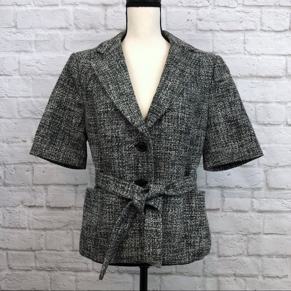 The Limited Jackets & Blazers - The Limited Gray Short Sleeve Coat